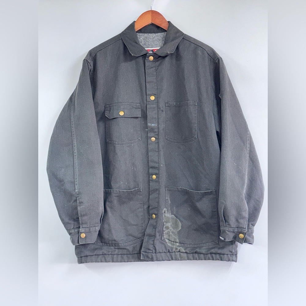 Vintage Ben Davis Jacket Mens large Blanket Lined Snap Up